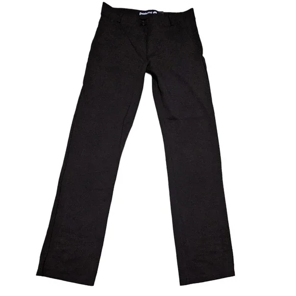 Betabrand Women's Size M Dress Pant Yoga Pants Straight Leg Black Career W0076 - Picture 1 of 6